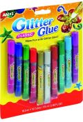 Amos Klej Glitter Glue Classic 10 szt.