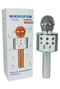 W&k Mikrofon zabawkowy JYWK369-2 srebrny