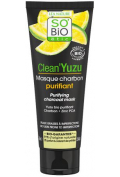 SO'BiO etic Clean Yuzu Węglowa maseczka do twarzy oczyszczająca 75 ml