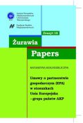 Żurawia Papers 16 Umowy o partnerstwie gospodarczym (EPA)