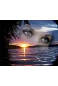 Norimpex Obraz Malowanie po numerach - Jezioro + oczy