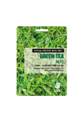 Orjena Maska do twarzy w płachcie z ekstraktem z zielonej herbaty o działaniu kojącym 23 ml