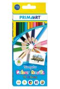 Prima Art Kredki ołówkowe trójkątne 12 kolorów