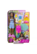 Barbie Kemping Barbie Brooklyn Lalka + akcesoria HDF74 Mattel