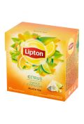 Lipton Herbata czarna aromatyzowana Owoce cytrusowe 20 x 1,8 g