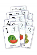 Plansze edukacyjne A5 - Cyfry 1-10 10 kart