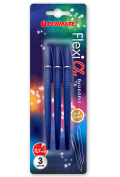 Penmate Długopis Flexi Alpha niebieski 3 szt.