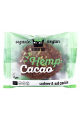 Kookie Cat Ciastko wegańskie z nasionami konopi i kakao bezglutenowe 50 g Bio