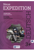 Neue Expedition Deutsch 3+. Podręcznik + 2 CD. Poziom rozszerzony. Język niemiecki dla liceum i technikum. Szkoły ponadgimnazjalne