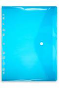 Penmate Teczka kopertowa A4 z europerforacją niebieska