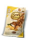 Bon Chance Chrupiące chipsy chlebowe serowo-czosnkowe 120 g
