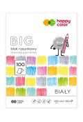 Happy Color Blok rysunkowy A4 Big biały 100 kartek