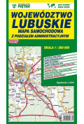 Województwo Lubuskie 1:200 000 mapa samochodowa