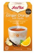 Yogi Tea Herbata imbirowa z pomarańczą i wanilią 17 x 1,8 g Bio