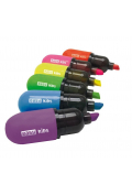 Easy Stationery Zakreślacz Flash Mini Neon 6 kolorów