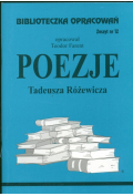 Poezje Tadeusza Różewicza. Biblioteczka opracowań. Zeszyt nr 12