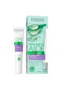 Eveline Cosmetics Organic Aloe+Collagen płynne płatki pod oczy redukujące zmarszczki i kurze łapki 20 ml