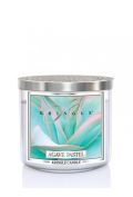 Kringle Candle Średnia świeca zapachowa z trzema knotami Agave Pastel 411 g