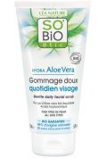 SO'BiO etic Delikatny scrub do twarzy z sokiem z aloesu i kwasem hialuronowym Hydra Aloe Vera 150 ml