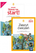 Nowe Słowa na start! 8. Podręcznik i zeszyt ćwiczeń do języka polskiego dla klasy 8 szkoły podstawowej