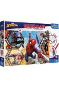 Puzzle 24 el. SUPER MAXI Spiderman wyrusza do akcji 41006 Trefl