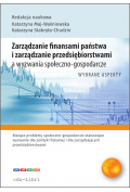 Zarządzanie finansami państwa i zarządzanie przedsiębiorstwami a wyzwania społeczno-gospodarcze