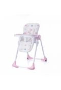Baby Tiger Krzesełko do karmienia Kiki Benji różowe