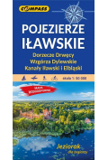 Mapa wodoodporna Pojezierze Iławskie 1:50 000