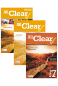 All Clear. Książka ucznia, zeszyt i zeszyt ćwiczeń do języka angielskiego dla klasy 7 szkoły podstawowej