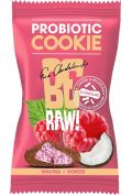BeRAW Probiotic Cookie Malina & Kokos 20 g