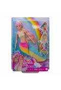 Barbie Syrenka Tęczowa Przemiana Lalka GTF89 Mattel