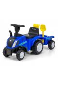 Jeździk Pojazd New Holland T7 Traktor niebieski Milly Mally