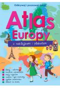 Atlas Europy z naklejkami i plakatem