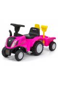 Jeździk Pojazd New Holland T7 Traktor różowy Milly Mally