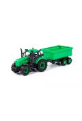 Traktor z akcesoriami Progress zielony Wader POLESIE 91284 WADP