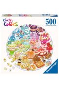 Puzzle okrągłe 500 el. Circle of Colors. Paleta kolorów. Desery 171712 Ravensburger