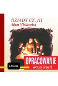 eBook Dziady cz. III (Adam Mickiewicz) - opracowanie epub