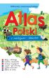 Książka Atlas Polski z naklejkami i plakatem