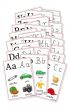 Plansze edukacyjne A5 - Alfabet 23 karty