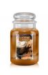 Country Candle Duża świeca z dwoma knotami Gingerbread Latte 680 g