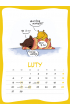 Kalendarz ścienny 2023 Torbacz Wombat