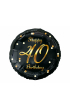 Godan Balon foliowy Happy 40 Birthday 45 cm czarny, złoty
