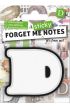 If Forget me sticky. Notes kart samoprzylepne litera D