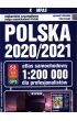 Polska 2020/2021 Atlas samochodowy dla profesjonalistów 1: 200 000