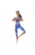 Barbie Lalka Made to Move Niebieskie ubranko GXF06 Mattel