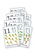 Plansze edukacyjne A5 - Cyfry 11-20 10 kart
