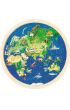 Puzzle Mapa świata Goki