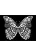 Kolorowanka zamszowa - Motyl